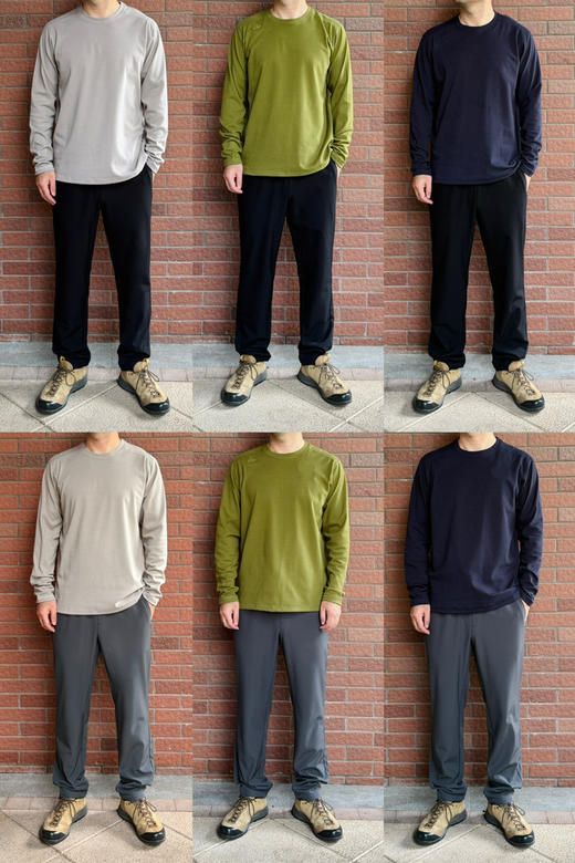 25秋冬-锁温蓄热~高性价比基础圆领长袖百搭男T上衣【包邮+三天无理由退换】 商品图7