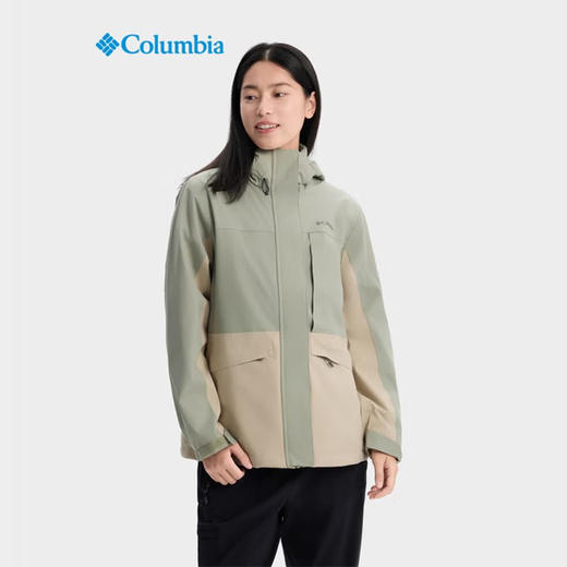 哥伦比亚女式抓绒内胆三合一外套XR4388 商品图0