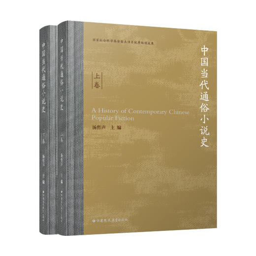 中国当代通俗小说史上下卷2本 本书对通俗小说作家作品文学现象进行了价值评估 主要评估对象为社会小说武侠小说公安法制小说等 商品图4