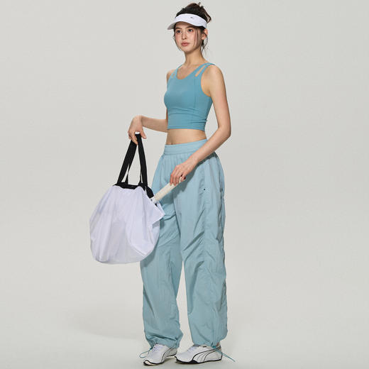 跃牌【周游世界】秋冬新款瑜伽服女户外防水运动裤薄款直筒伞兵裤工装长裤PT2424 商品图4