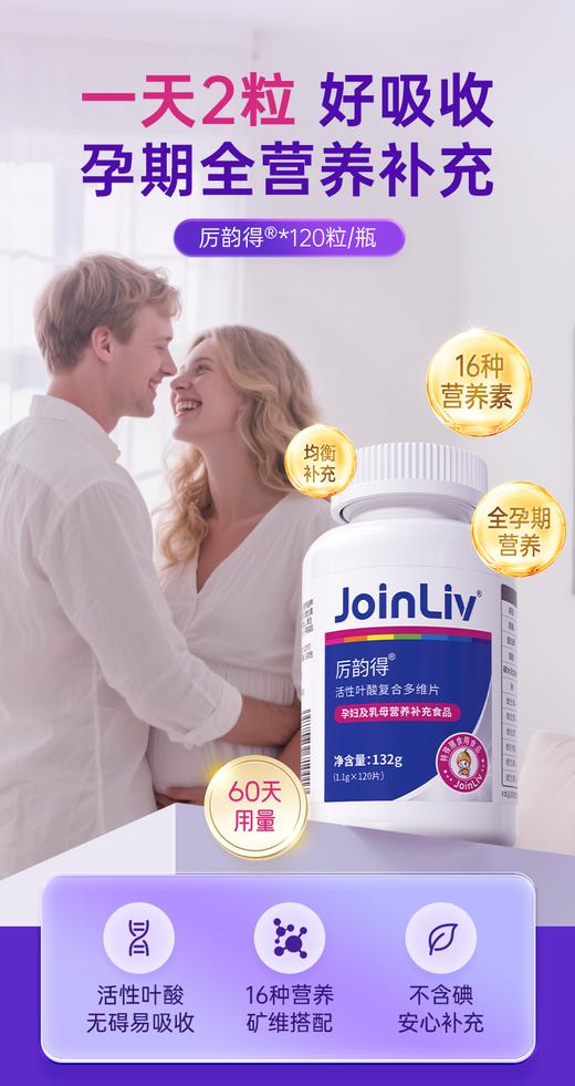 厉韵得活性叶酸复合多维片 商品图0