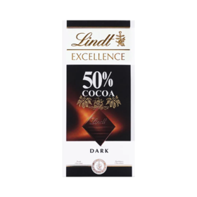 【超市】瑞士莲特级50%可可黑巧克力100g