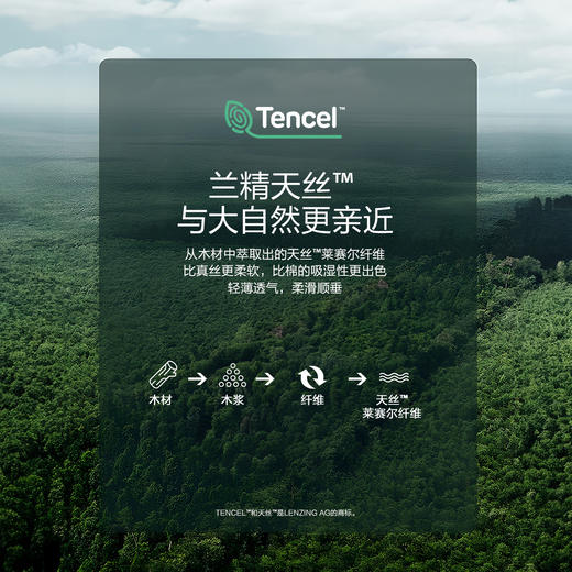 水星家纺A类天丝棉床笠棉柔亲肤花鸟雅集床上用品床笠严选 商品图2