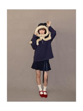 Kaiy Xiao 星星国航海系列 经典蝴蝶结百褶短裙（包括蝴蝶结）