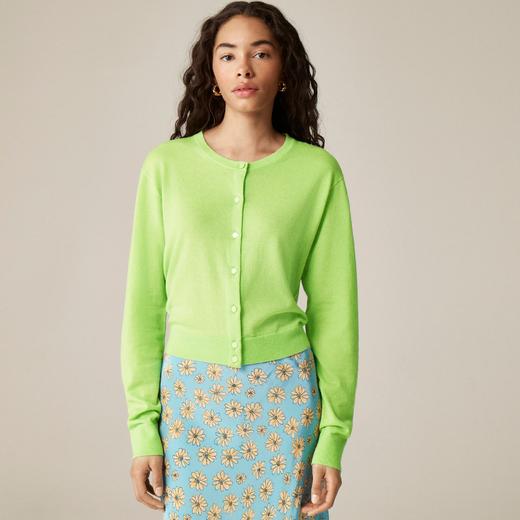 3折！Jcrew轻奢品牌 喀什米尔羊绒开衫 只要￥450直邮到手 商品图1