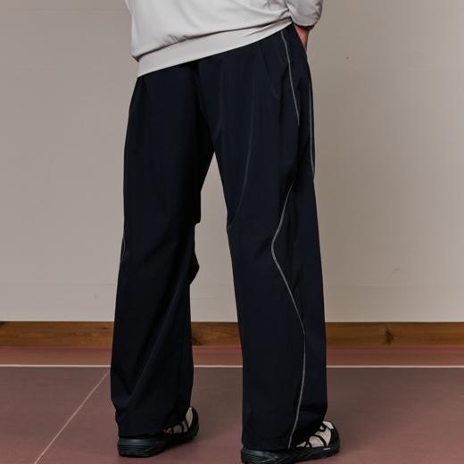 LUSHISI逆风而行速干休闲轻薄运动防泼水防污直筒伞兵口袋长裤男 商品图4