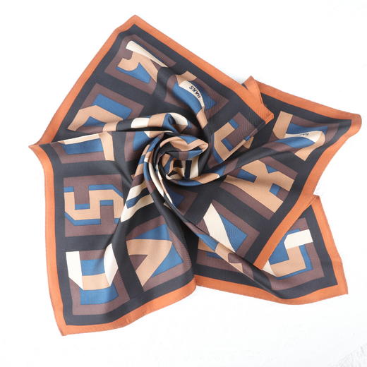 真丝围巾女春秋季百搭轻薄透气优雅方巾 商品图14