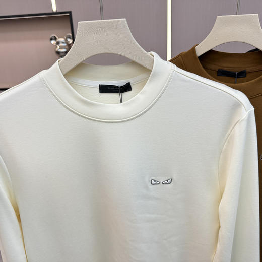 恶魔眼！撤柜黑标铜氨水柔棉羽毛蛋白长袖T！秋冬320g磅长袖T恤打底衫男！ 商品图3