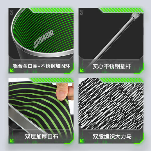 佳钓尼黑坑大力马鱼护大物专用双股编织绳带滚珠涂胶竞技千斤渔护 商品图1