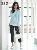 23区日系秋季通勤宽松羊毛羊绒混纺圆领套头毛衣针织毛衫商场同款 商品缩略图3
