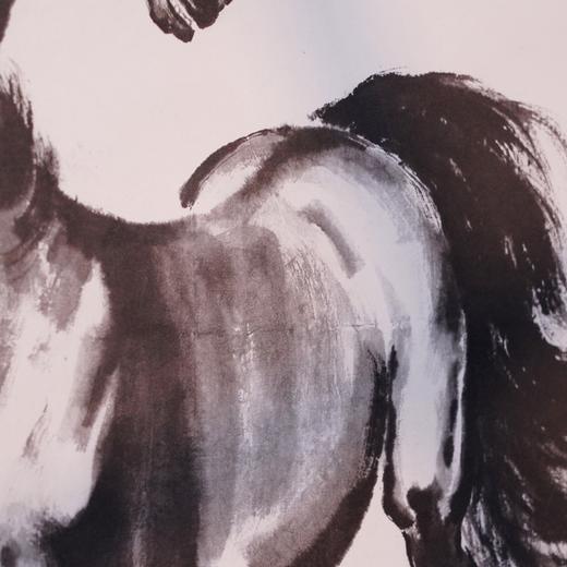 徐悲鸿《立马图》炫彩钞艺画，荣宝燕泰出品  荧光防伪​ 商品图5