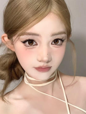 UTOOCON 小甜酒 月抛直径14.2mm日常美瞳 棕色