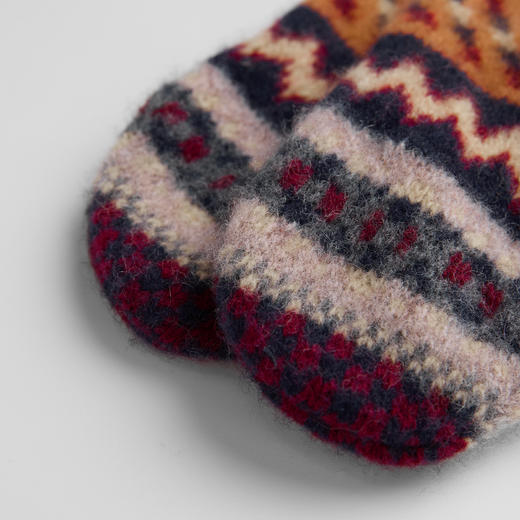 ROMI STUDIO“温暖呵护”费尔岛提花浓郁色彩保暖手套 RWCAPZ5359 商品图3