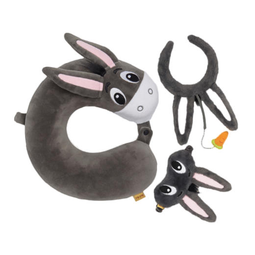 疆遇阿凡提·Q版小毛驴居家三件套（U型枕、眼罩、头箍）  颜值与舒适双在线 商品图0