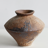 米马杂货 复古陶瓷花瓶 粗陶瓶摆件 单色釉瓷 宽体瓶 商品缩略图0