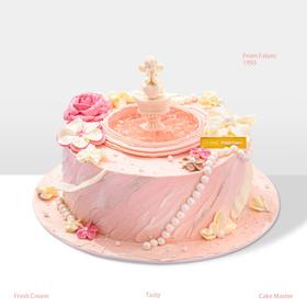 【丘比特许愿池】爱神降临 0卡糖动物奶油蛋糕