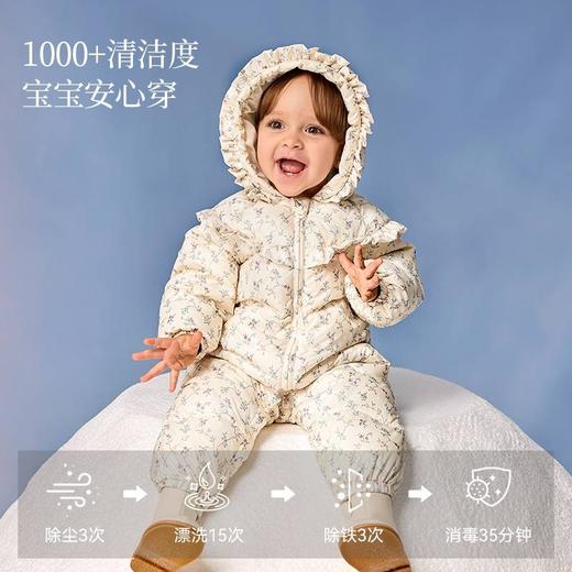 【5F】哆咪呀儿童羽绒双拉链连帽连体衣 商品图1