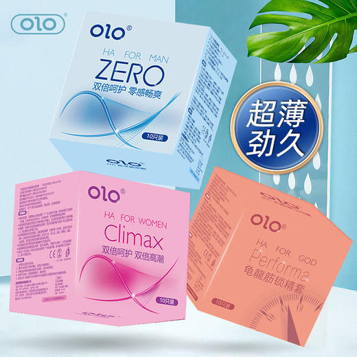 OLO0.01超薄避孕套隐形001持久延时安全套润滑玻尿酸男用套成人情趣 龟龍筋物理套10只+零感套10只+高潮套10只 商品图2