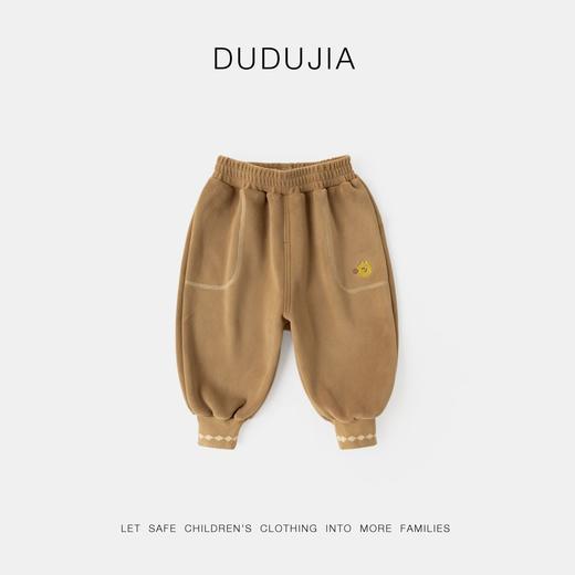 嘟嘟家 宝宝裤子冬季新款男童休闲裤加绒女童长裤冬装儿童童装 商品图5