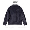 8702SDSA秋冬新款痞帅男装美式绒面纯色压线拉链翻领夹克外套时尚休闲 商品缩略图5