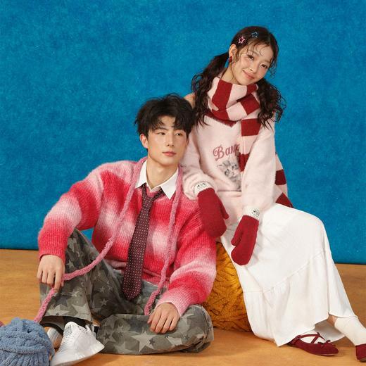 猫咪假两件宽松毛衣-纪念日百货门店同款166343249 商品图3