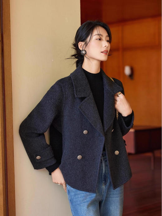 Colne Keils双面羊毛大衣外套，100澳洲双面羊毛，暖糯不扎，保暖锁温强/轻盈不压身，送衣架/送防尘袋 商品图4