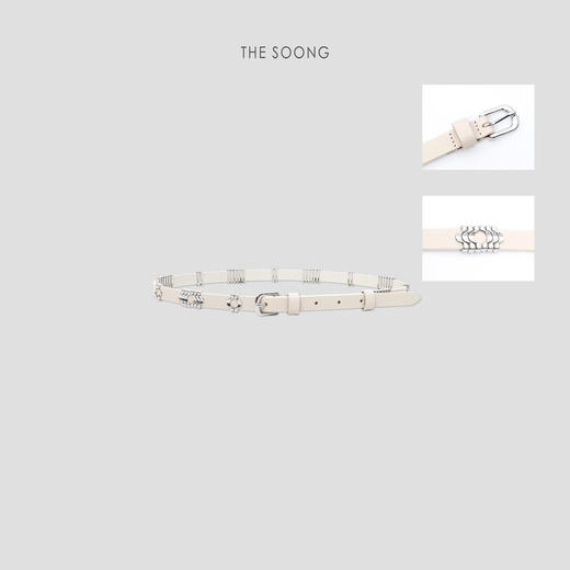 THESOONG|经典纯手工牛皮百搭肌理针扣皮带HWPD7646 商品图6