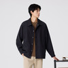 gxg.jeans男装男士翻领夹克2025秋款纯色简约日常百搭宽松按扣青少年外套K&C 商品缩略图2