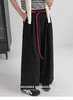 【秋上新】送腰带-893简约松紧腰撞色腰带九分休闲裤（面料不易粘毛）-喜出 商品缩略图2