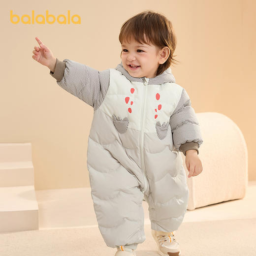 巴拉巴拉儿童羽绒连体衣宝宝男女童保暖造型萌趣可爱时尚洋气俏皮 商品图2
