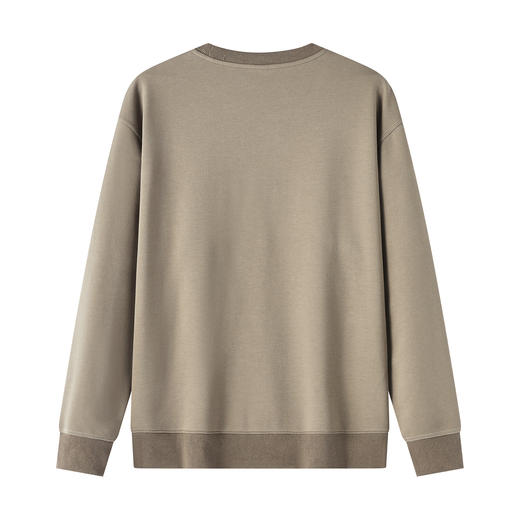 gxg.jeans男装男士圆领套头卫衣2025秋款纯色叠穿内搭拼接青少年打底衫上衣K&C 商品图6