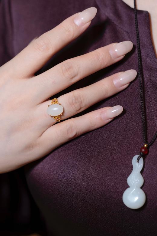 证书保障！【和田玉首饰】链接2，羊脂白/碧玉/猫眼，山料，多款吊坠、戒指、耳饰，闭眼入的质感好物，点缀姐妹们的日常高级感！一件羊脂白吊坠、一枚碧玉戒指，都在举手投足间散发温润气质~ 商品图10