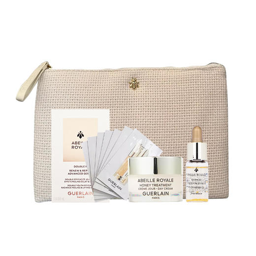 旅行10件套特价199  娇兰 双管精华0.6ml*7+日霜7ml+复原蜜5ml+化妆包）A-5278 效期27年4月 商品图0