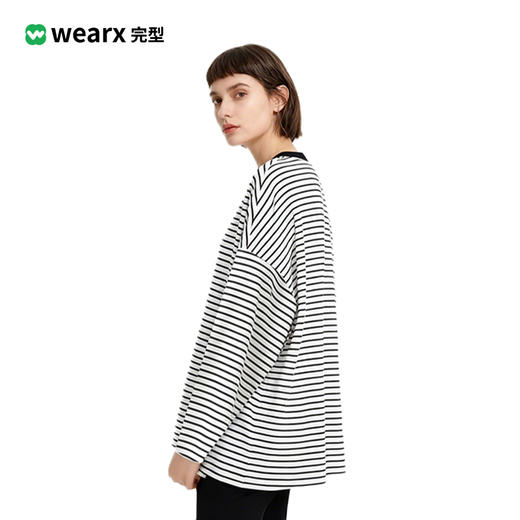 完型-简约百搭条纹T 商品图1