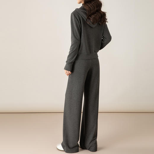 「高货xg」全新升级【铂金会员367/天猫499/差价132】(99121)洛诗琳2025秋冬显瘦宽松连帽外套高腰休闲直筒两件套女 商品图2