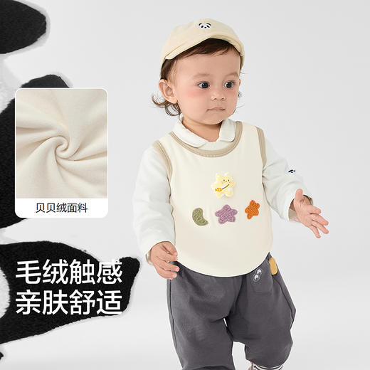 巴拉巴拉儿童马甲宝宝背心上衣新款童装2025秋冬 商品图3