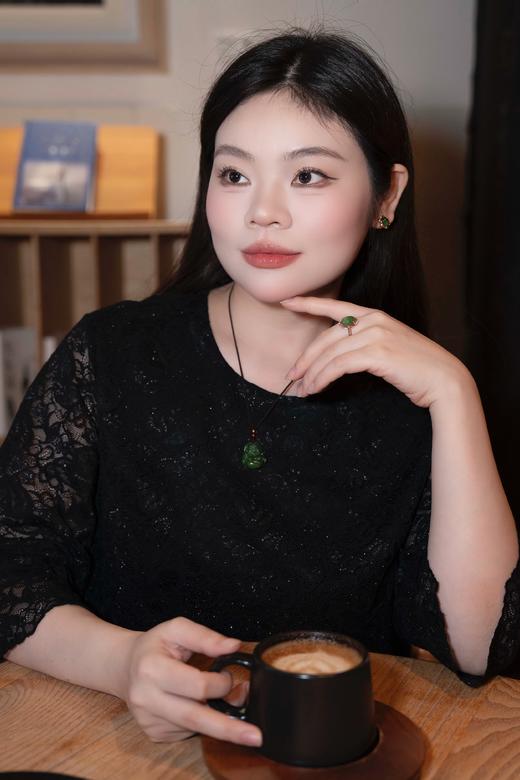 证书保障！【和田玉首饰】链接2，羊脂白/碧玉/猫眼，山料，多款吊坠、戒指、耳饰，闭眼入的质感好物，点缀姐妹们的日常高级感！一件羊脂白吊坠、一枚碧玉戒指，都在举手投足间散发温润气质~ 商品图9