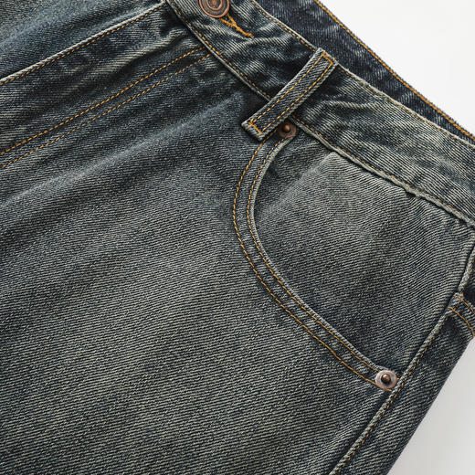 gxg.jeans男装2025秋款男士直筒牛仔长裤经典水洗舒适日常休闲百搭长裤男K&C 商品图3