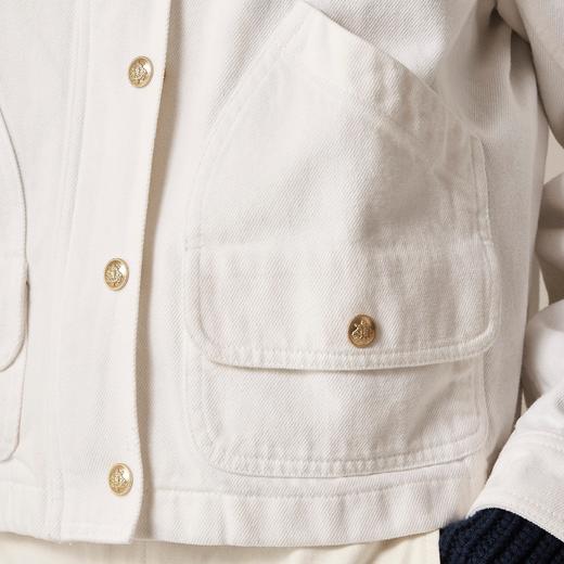 3折！Jcrew轻奢品牌 白色百搭休闲外套夹克 只要￥480直邮到手 商品图3