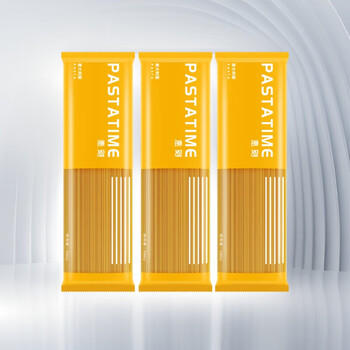 意刻（PASTATIME）意大利面 速食低脂减肥儿童意面粉挂面早饭即食直条形500g*3 /粮油调味 /意大利面 /传统意面 商品图0