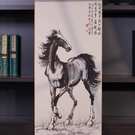 徐悲鸿《立马图》炫彩钞艺画，荣宝燕泰出品  荧光防伪​ 商品图4