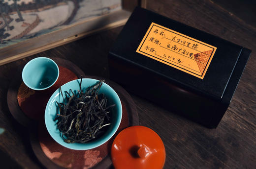 正安 钓月亭中秋礼盒（乙巳年） 双层茶箱·古树普洱·药食米月饼·故宫盖碗套组 送礼体面中秋月饼-不叠加其他活动 商品图5