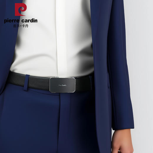热卖中！！【线下专柜款】法国皮尔卡丹高定皮带 头层牛皮材质 商品图2