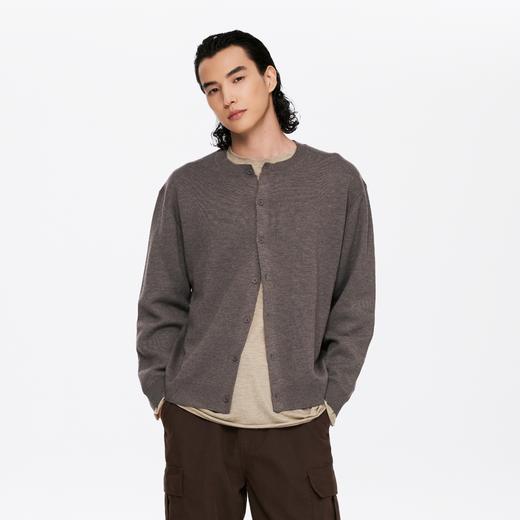 oneup羊毛男式针织开衫 商品图1