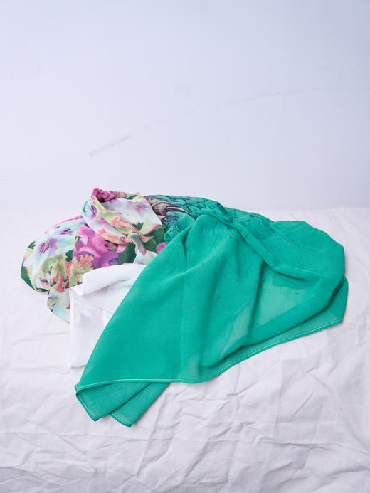 6W6687 - 绿色围巾 - 商品图0