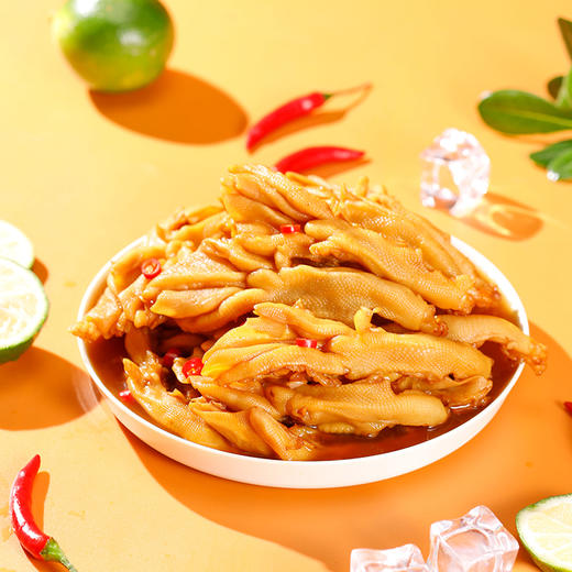 【小胡鸭零食合集】小胡鸭柠檬酸辣无骨鸡爪解馋小零食去骨泡椒熟食即食小吃休闲食品 商品图3