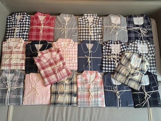 速抢！男女都有❗专柜💰348❗欧阳娜娜同款！比裸睡还舒适🤣【无印100%全棉情侣睡衣套装】越穿越软~环保活性印染，耐磨耐洗❗️商场一直在卖的经典款!!男女都有！可穿到180斤~ 商品图4