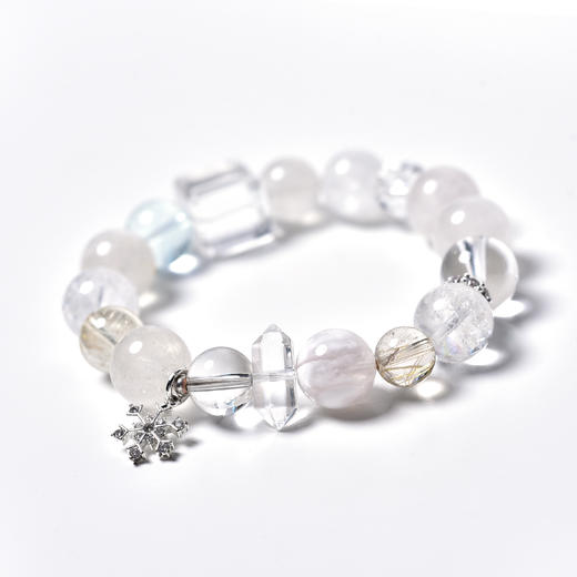 Crystal Soul 初雪水晶手串 商品图1