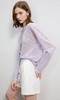 朦胧美妙MOC*同款淡紫天丝亚麻长袖针织衫 商品缩略图7