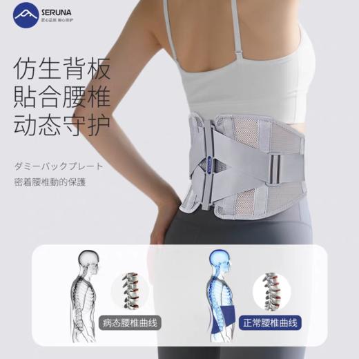 SERUNA护腰带透气腰椎腰肌劳痛专用腰腰托腰间盘突出男女士专业腰围 商品图3